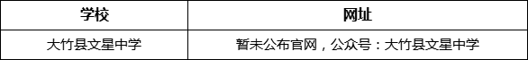 達(dá)州市大竹縣文星中學(xué)網(wǎng)址是什么？