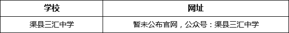 達(dá)州市渠縣三匯中學(xué)網(wǎng)址是什么？