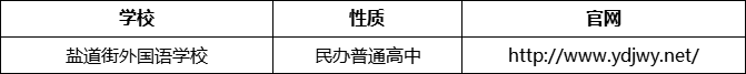 成都市鹽道街外國語學校官網(wǎng)、網(wǎng)址、官方網(wǎng)站